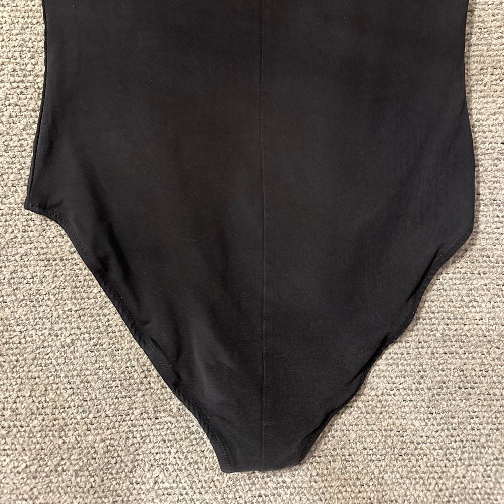 Pact Everyday Tank Bodysuit Black Capsule Wardrobe Layering Organic Cotton Small - Picture 14 of 15